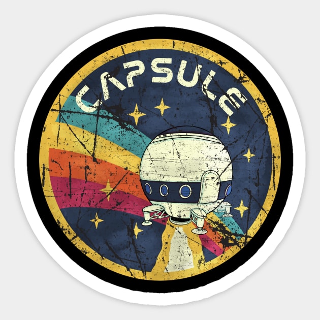 capsule nasa grunge Sticker by opoyostudio